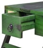 Stigen Solid Wood Portable Table in Spring Green Finish