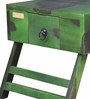 Stigen Solid Wood Portable Table in Spring Green Finish