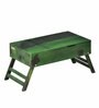 Stigen Solid Wood Portable Table in Spring Green Finish