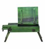 Stigen Solid Wood Portable Table in Spring Green Finish