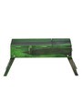 Stigen Solid Wood Portable Table in Spring Green Finish