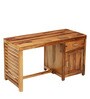 Stigen Sheesham Wood Writing Table in Rustic Teak Finish