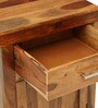 Stigen Sheesham Wood Writing Table in Rustic Teak Finish