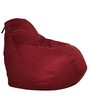 Stillo Teardrop Bean Bag with beans in Maroon Colour