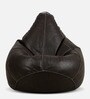 Stillo XXL Bean Bag with Beans in Dark Brown Colour
