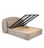 Stilo King Size Bed With Hydraulic Storage in Brown Colour Stilo King Size Bed With Hydraulic Storage in Brown Colour