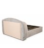 Stilo Queen Size Bed With Hydraulic Storage in Brown Colour Stilo Queen Size Bed With Hydraulic Storage in Brown Colour