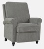 Stockholm Fabric Manual 1 Seater Recliner In Dark Grey Colour