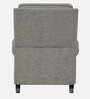 Stockholm Fabric Manual 1 Seater Recliner In Dark Grey Colour