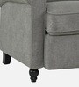 Stockholm Fabric Manual 1 Seater Recliner In Dark Grey Colour