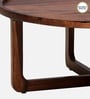 Stockholm Sheesham Wood Coffee Table In Scratch Resistant Rustic Teak Finish