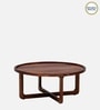 Stockholm Sheesham Wood Coffee Table In Scratch Resistant Rustic Teak Finish