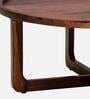 Stockholm Sheesham Wood Coffee Table In Scratch Resistant Rustic Teak Finish