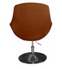 Liva Lounge Chair in Rust Colour