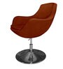 Liva Lounge Chair in Rust Colour