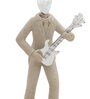 Stone Finish Musician Figurine