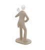 Stone Finish Musician Figurine