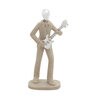 Stone Finish Musician Figurine
