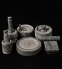 Stone Miniature Kitchen Set Medium Size, Set of 6