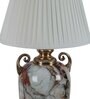 Stone Print Large Table Lamp(Conical Shade )