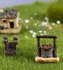 Stone Well and Bridge Garden Ornament