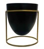 Stoned Multicolour Colour Metal Desk Planter
