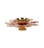 Stones Golden Brass Diya