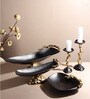 Stones Orivia Black Candle Holder Large