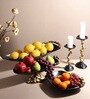 Stones Orivia Black Candle Holder Small