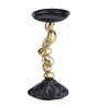 Stones Orivia Black Candle Holder Small