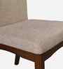 Stonita 4 Seater Solid Rubber Wood Chair (Set Of 2)