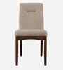 Stonita 4 Seater Solid Rubber Wood Chair (Set Of 2)