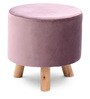 Stool Fabric Foot Stool in Pink Colour