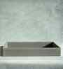 Stone Gray Large PU Leather Utility Tray