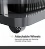 Grey Storage Rolling Cart With Wheels 2 Layer