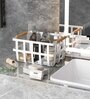 White Carbon Steel Storage Basket