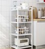 White Carbon Steel Storage Basket