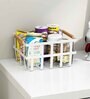 White Carbon Steel Storage Basket