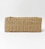 (1Pc) Beige Straw Rectangular Storage Basket & Wardrobe Organiser