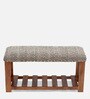 Storage Solid Wood Bench in Wooden Finish with Storage