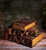 Storage Book Love Decorative Storage Box