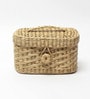 (1Pc) Beige Seagrass Handmade Tissue Box