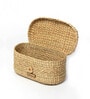 (1Pc) Beige Seagrass Handmade Tissue Box