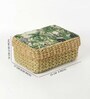 (1Pc) Multicolor Seagrass Handmade Eco-Friendly Storage Box & Organiser