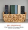 Set Of 2 Beige Water Hyacinth Handmade Storage Basket & Wardrobe Organiser