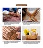 Set Of 2 Beige Water Hyacinth Handmade Storage Basket & Wardrobe Organiser