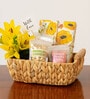 (1Pc) Beige Water Hyacinth Handmade Storage Basket & Wardrobe Organiser