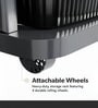 Grey Storage Rolling Cart With Wheels 3 Layer