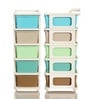 Cream Storage Rolling Cart With Wheels 5 Layer