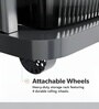 Grey Storage Rolling Cart With Wheels 5 Layer